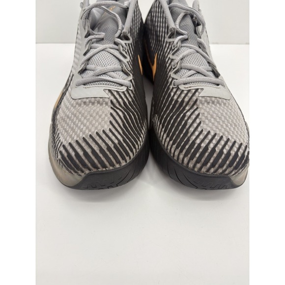 Nike Court Air Zoom Vapor 11 HC Tennis Shoes Wolf Grey Laser Orange, Men's 14 - Picture 3 of 12